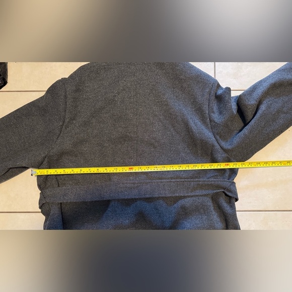 Old Navy Oversized Belted Elegant Gray Women's Coat Plus Size - Picture 10 of 11